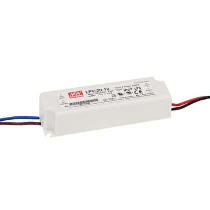 LED DRIVER AC/DC LPV-20-12 MEAN WELL