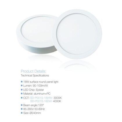 LED PANEL SD-P001S-18WW
