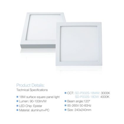 LED PANEL SD-P002S-18DW
