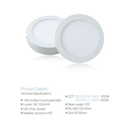 LED PANEL SD-P001S-12DW