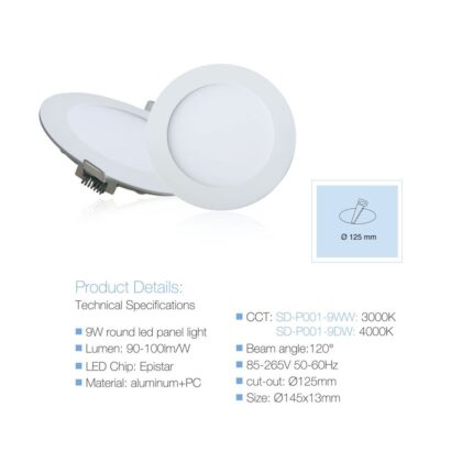 LED PANEL SD-P002-9DW