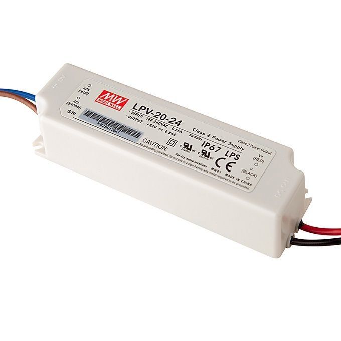 LED DRIVER AC/DC LPV-20-24 MEAN WELL