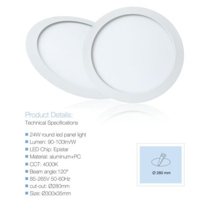 LED PANEL SD-P001-24DW