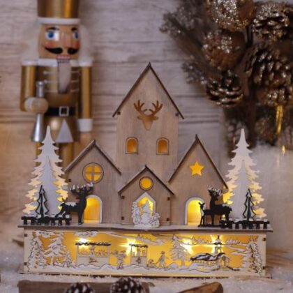 BOŽIĆNO SELO NA BATERIJE CHRWH9WW