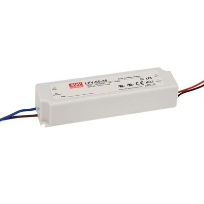 LED DRIVER AC/DC LPV-60-24 MEAN WELL