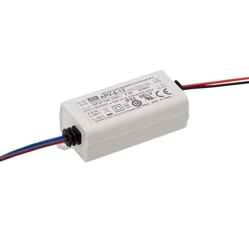 LED DRIVER AC/DC APV-8-12 MEAN WELL