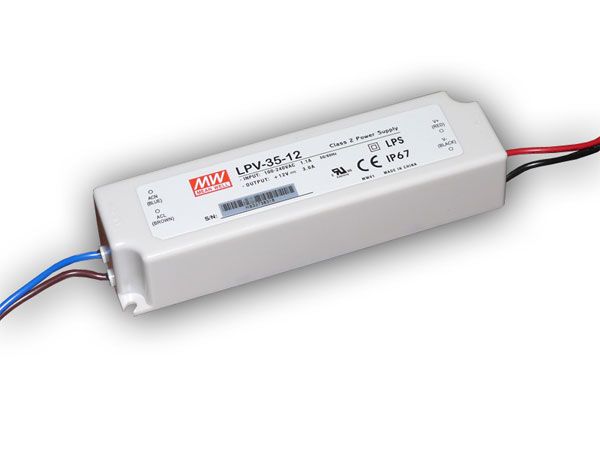 LED DRIVER AC/DC LPV-35-12 MEAN WELL